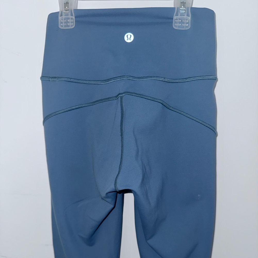 Blue High-Waisted Lululemon Leggings